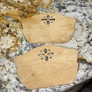 Set of two Longaberger Divider Bread Wooden